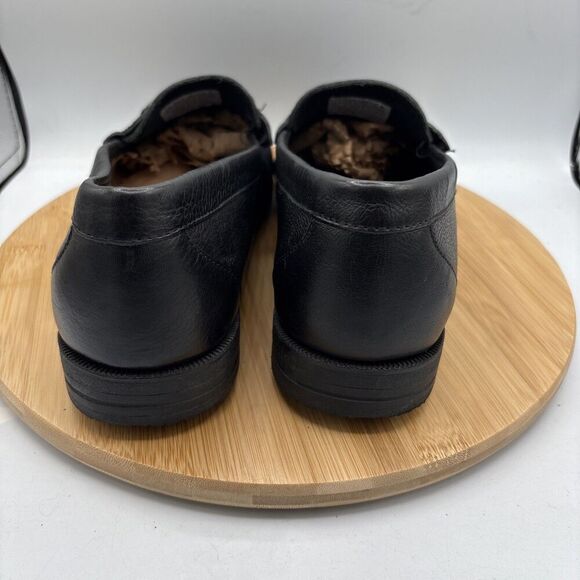 Rockport Mens Preston Bit Loafer 12W Black Leather Comfort Slip On Business - Picture 4 of 9